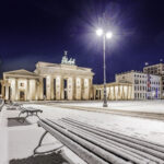 Titel: Brandenburger Tor Im Schnee